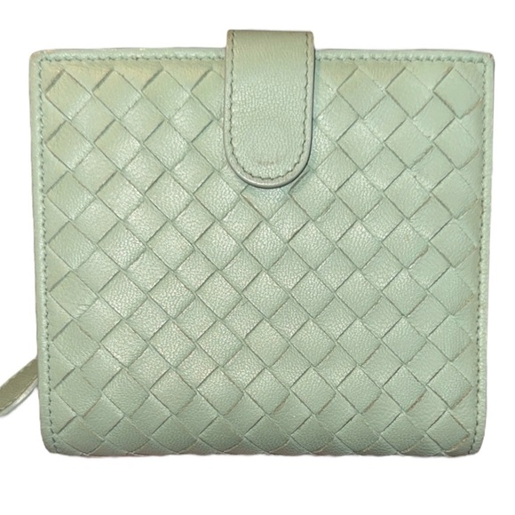 SOLD Bottega Veneta Intrecciato Compact Wallet - Rare Color! - Picture 1 of 9